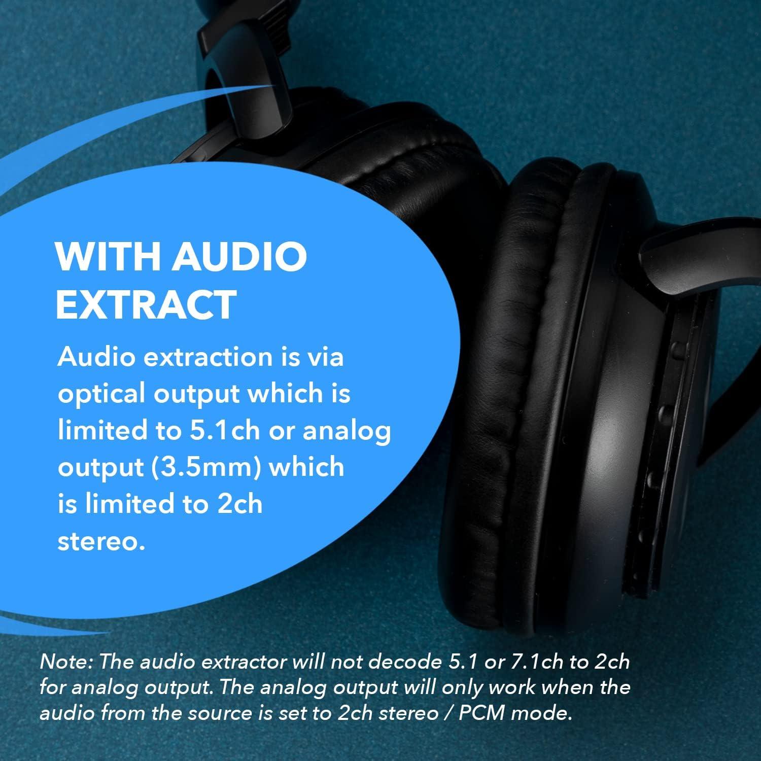 OREI Interruptor HDMI 2x2 UHDS-202 4K 60Hz Control Remoto