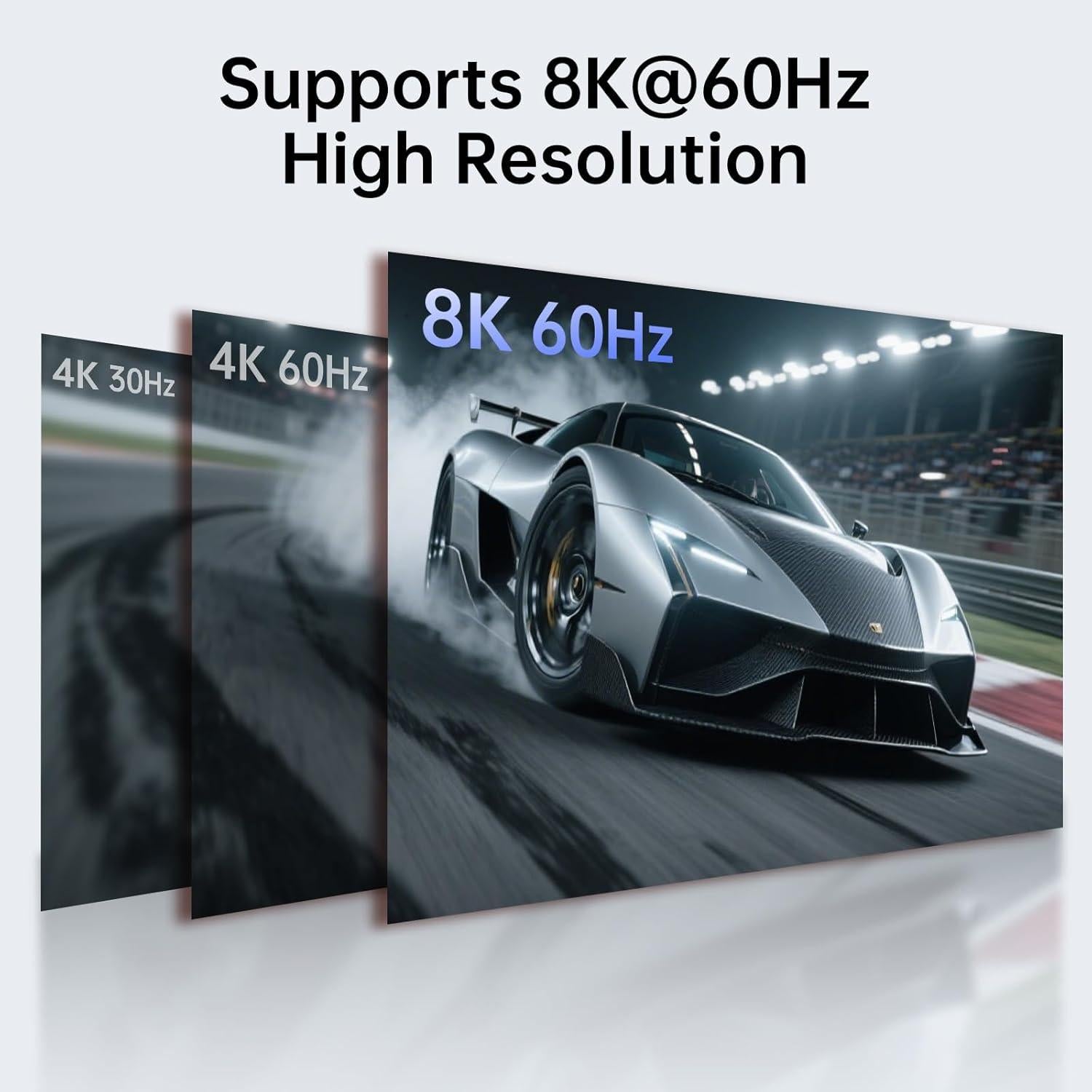 Interruptor HDMI 4 en 1 Biaze 8K@60Hz 4K@120Hz Control Remoto