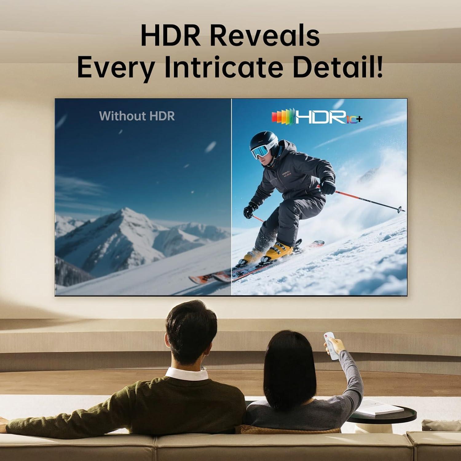 Interruptor HDMI 4 en 1 Biaze 8K@60Hz 4K@120Hz Control Remoto