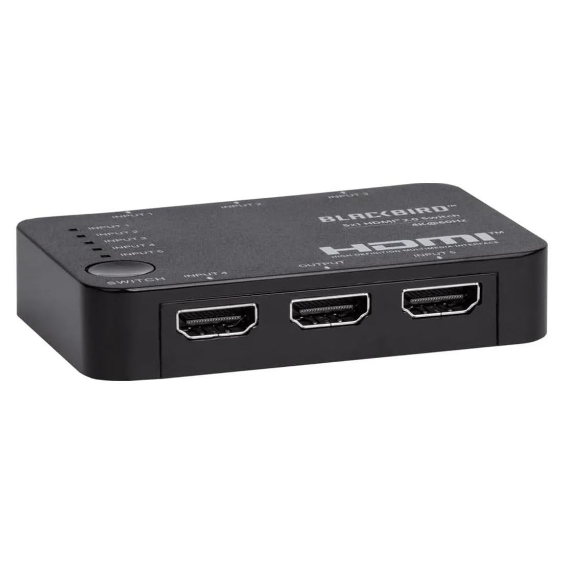 Interruptor HDMI 4K 5x1 Monoprice - 60Hz, HDR, Control Remoto