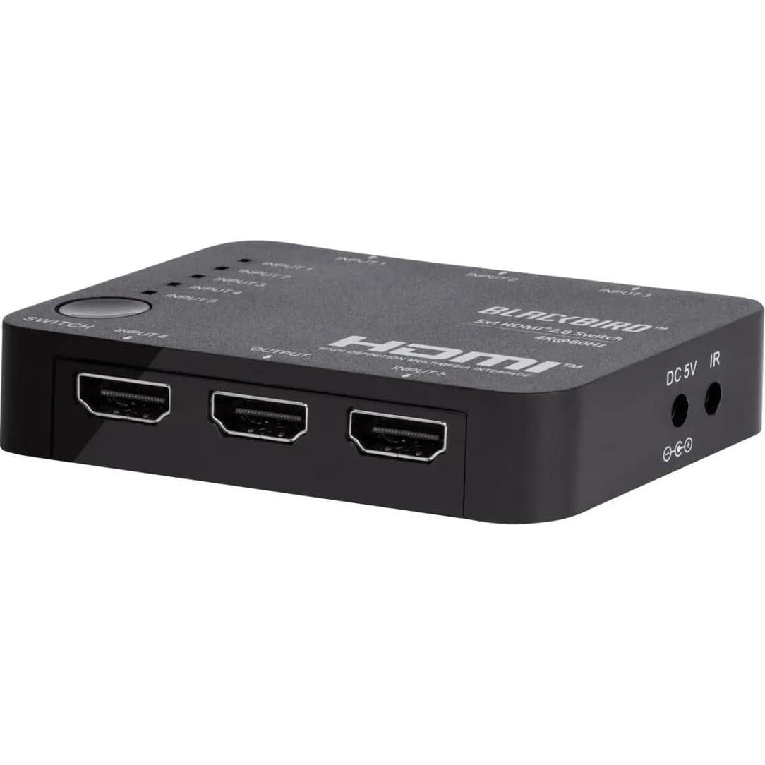 Interruptor HDMI 4K 5x1 Monoprice - 60Hz, HDR, Control Remoto
