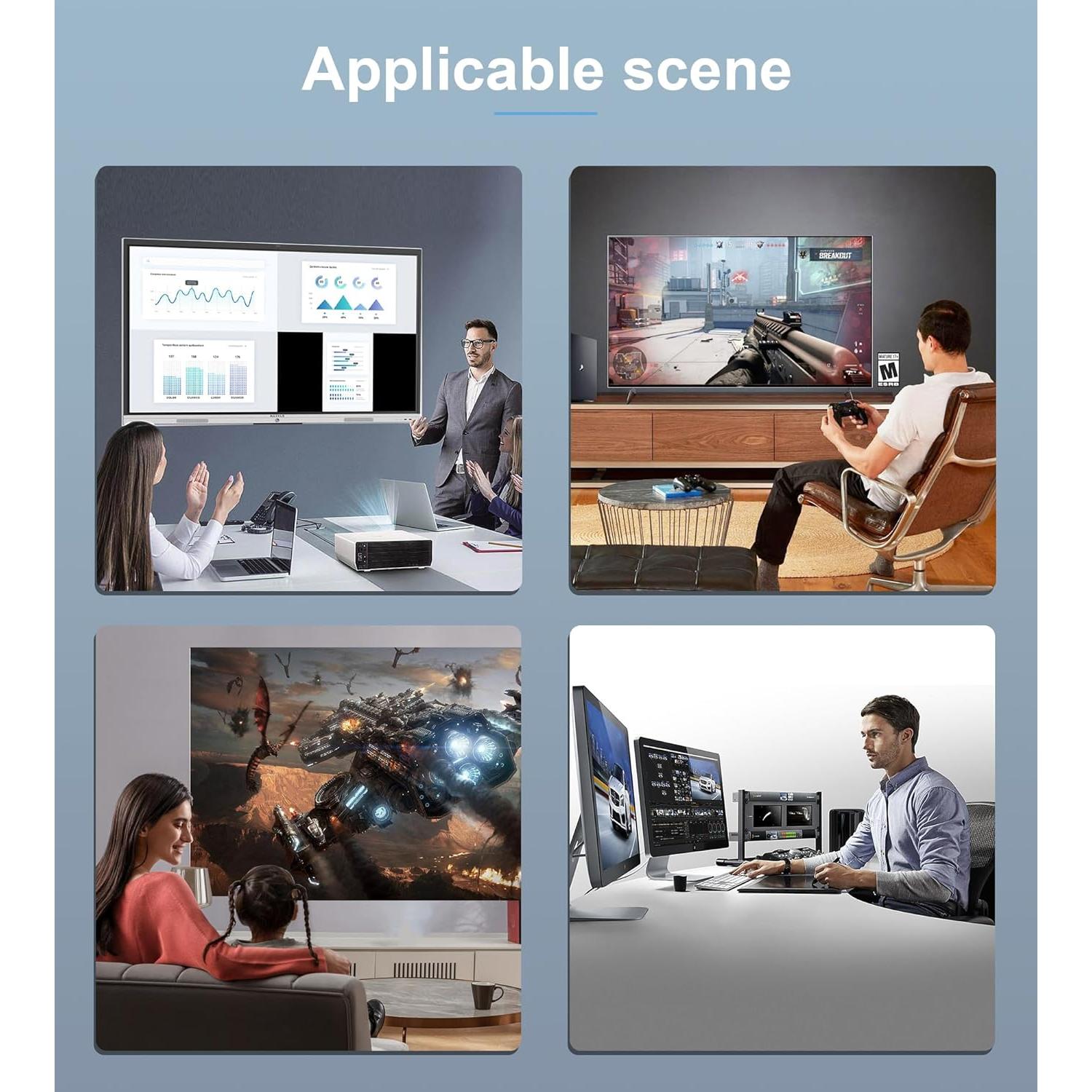 Conmutador HDMI 2.1 3x1 avedio links 8K 60Hz Aluminio