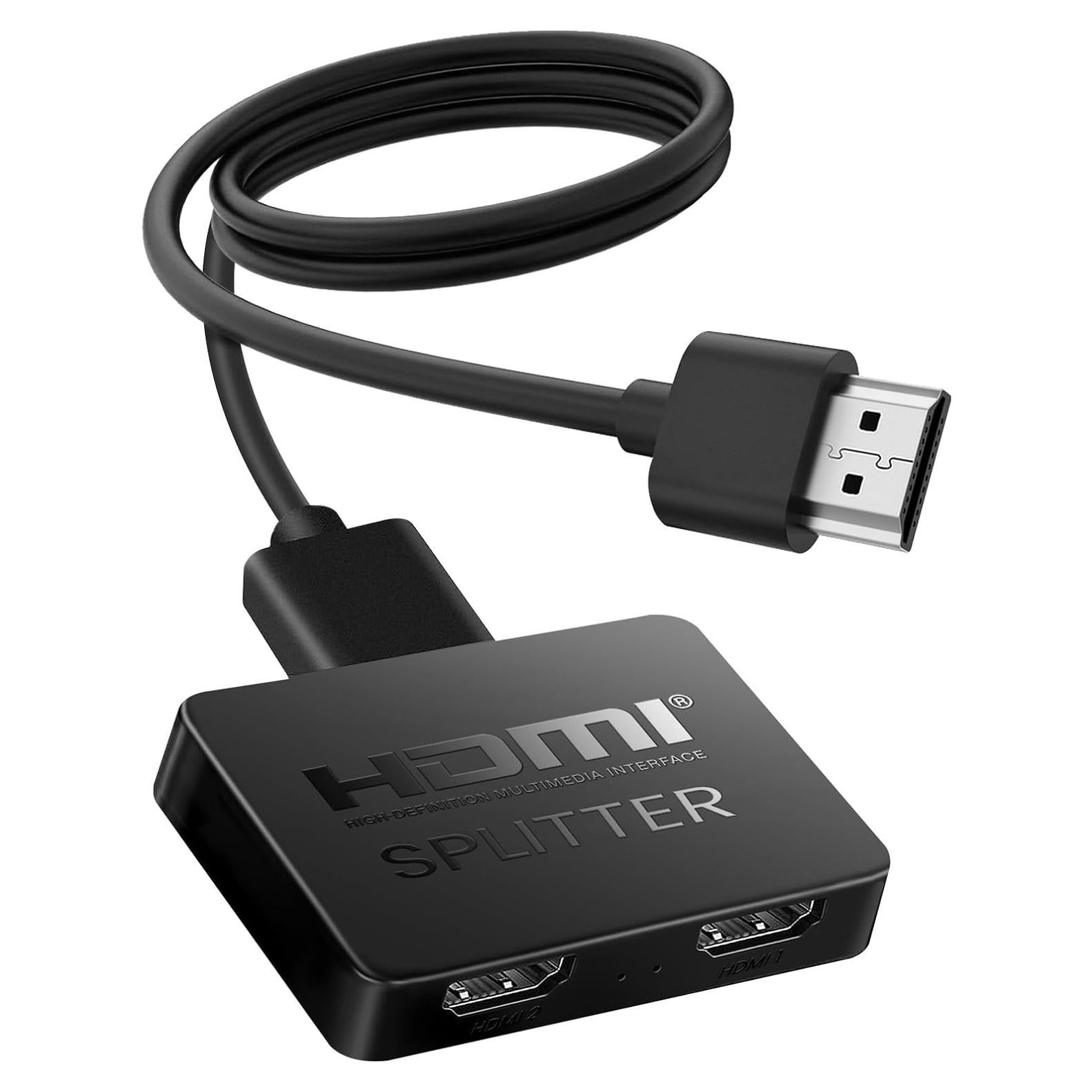 Divisor HDMI 1x2 NEWCARE 4K - Modo Espejo, Sin Cable