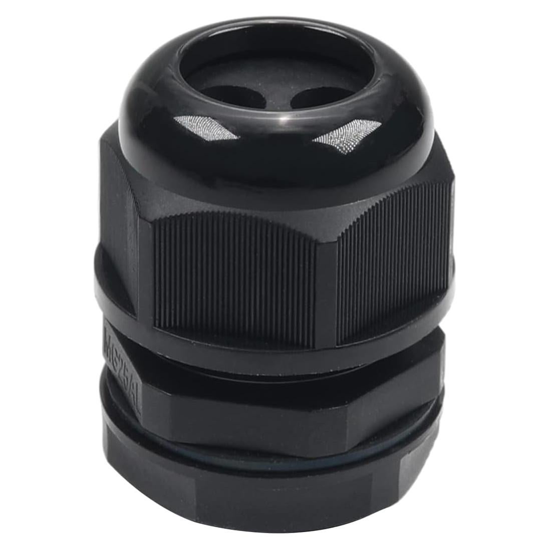 Cable Gland Heyiarbeit 2 Agujeros Nylon IP68 25mm Ajustable