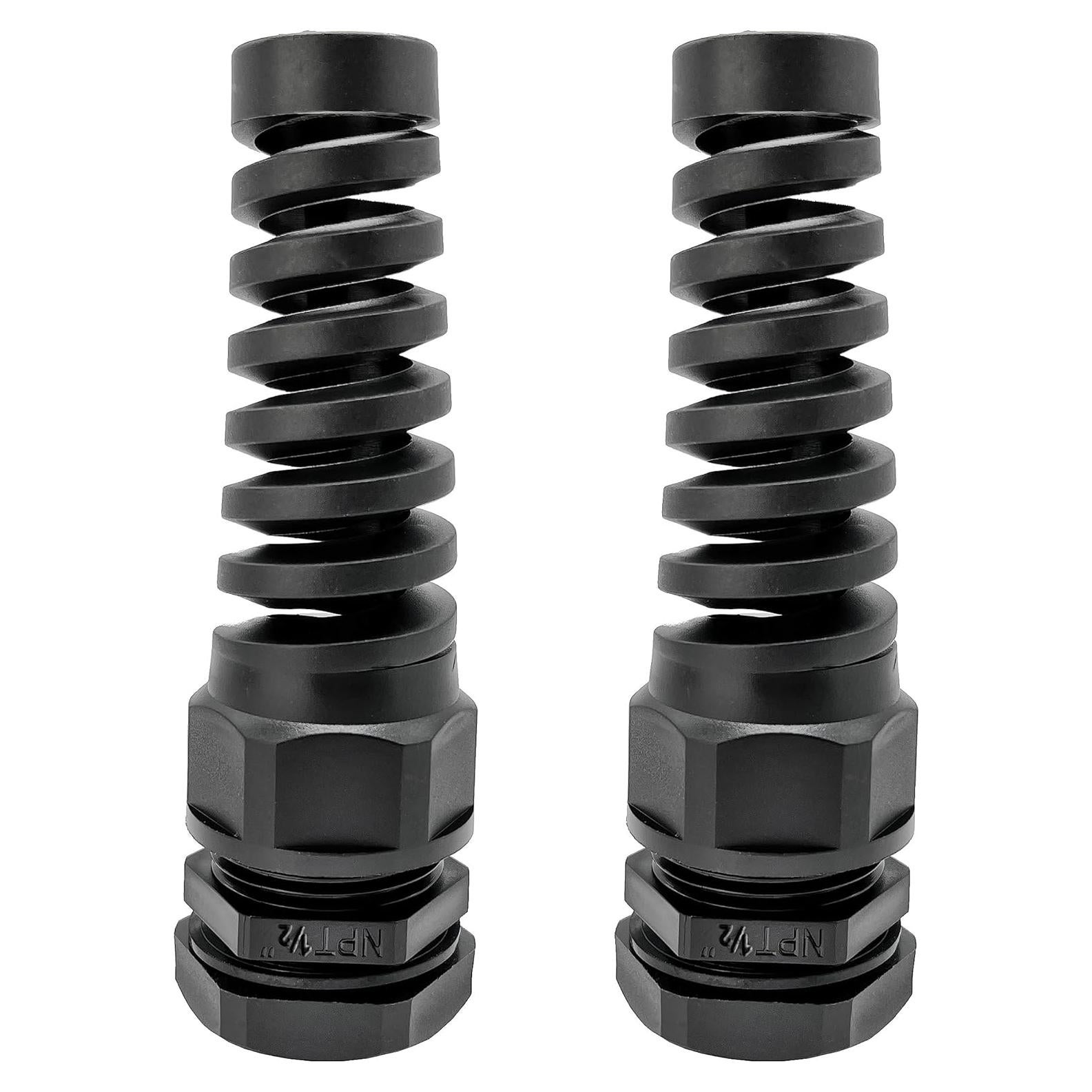 Glandes de Cable MGI 1/2" NPT Flexible - Paquete de 2