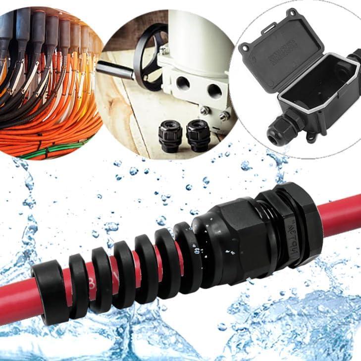 Glandes de Cable MGI 1/2" NPT Flexible - Paquete de 2