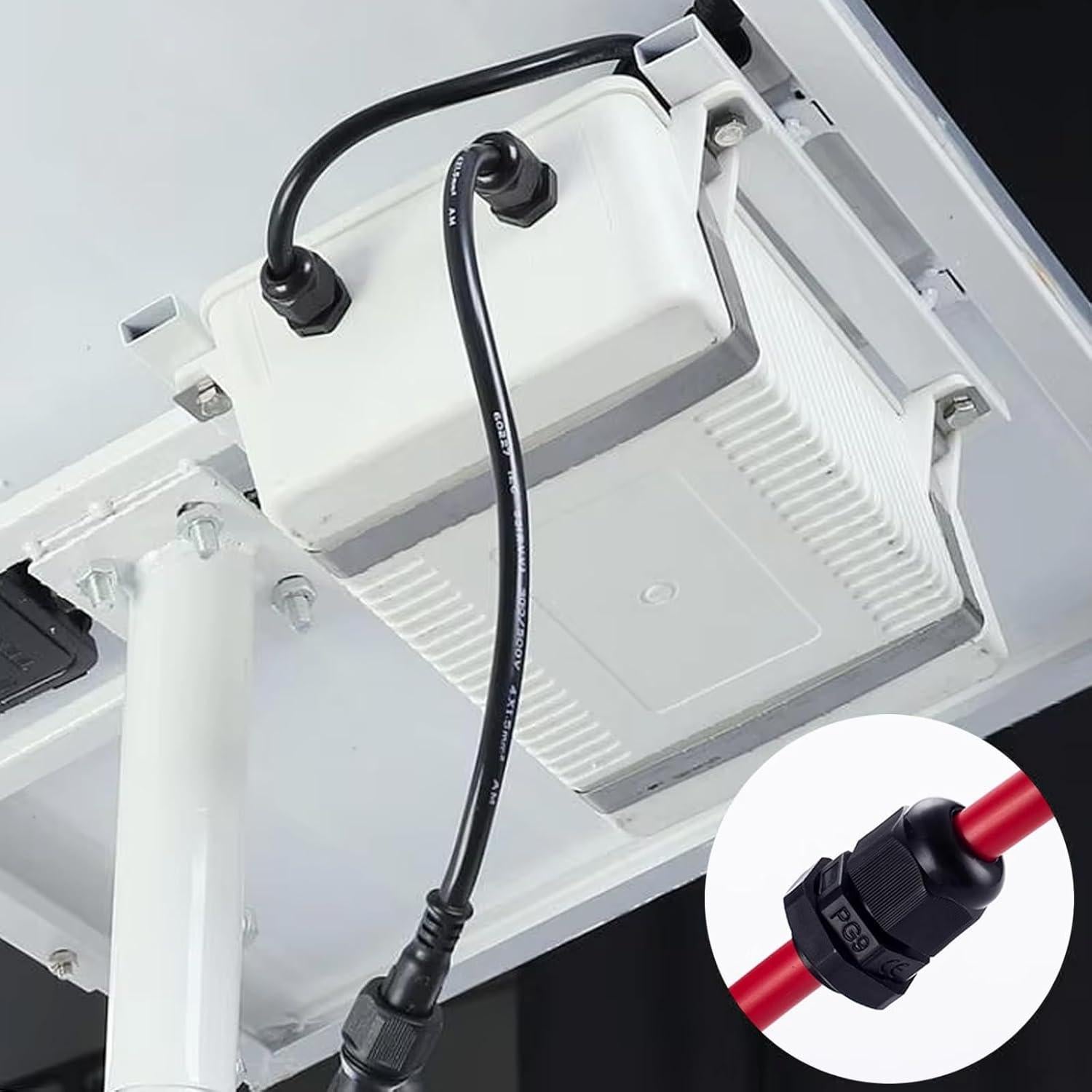 Conectores de Cable Impermeables YIOVVOM 100 pcs 3-25mm