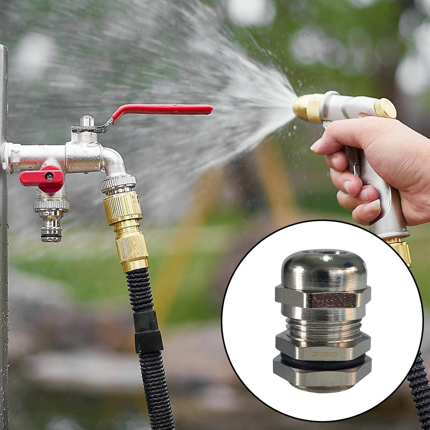 10 Conectores Estancos PG9 Mairuker para Cables 4-8mm