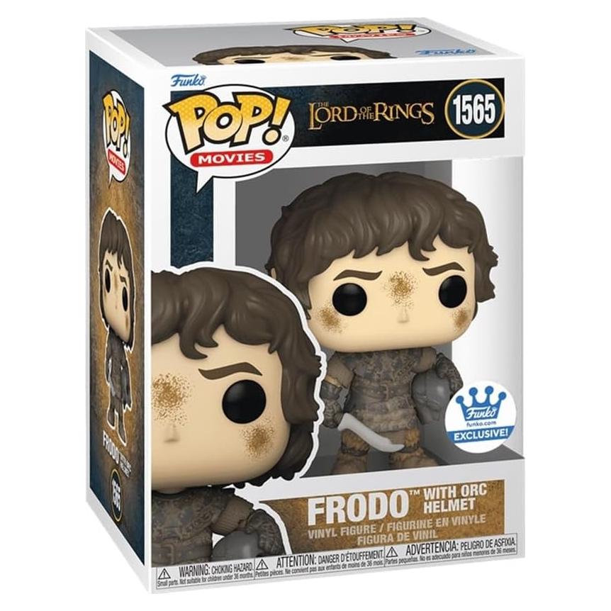 Funko Pop! Frodo Bolsón con Casco de Orcos 9.4 cm