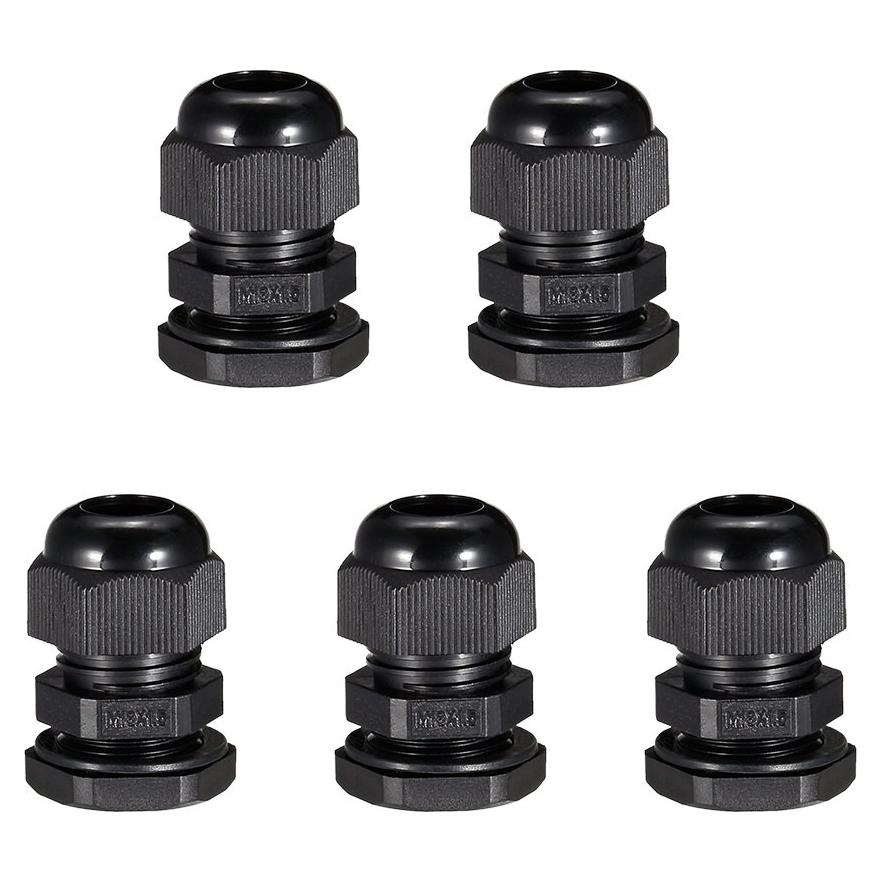 Conector Estanco M18 uxcell para Cables 5-10mm - 5 Pcs