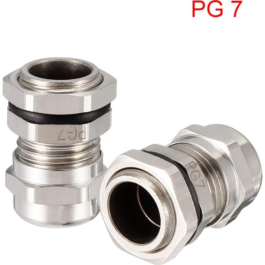 Conector Estanco de Metal PG7 uxcell para Cable 3-6.5mm