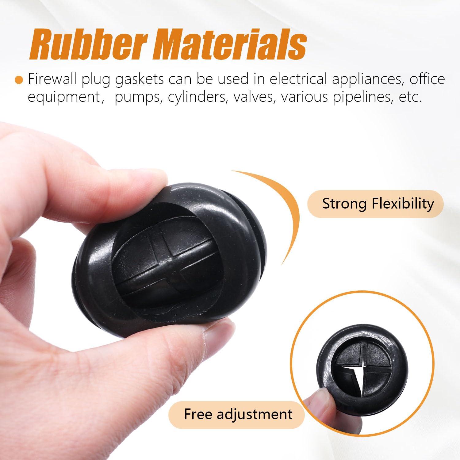 Kit de Grommets de Goma Mankk para Protección de Cables