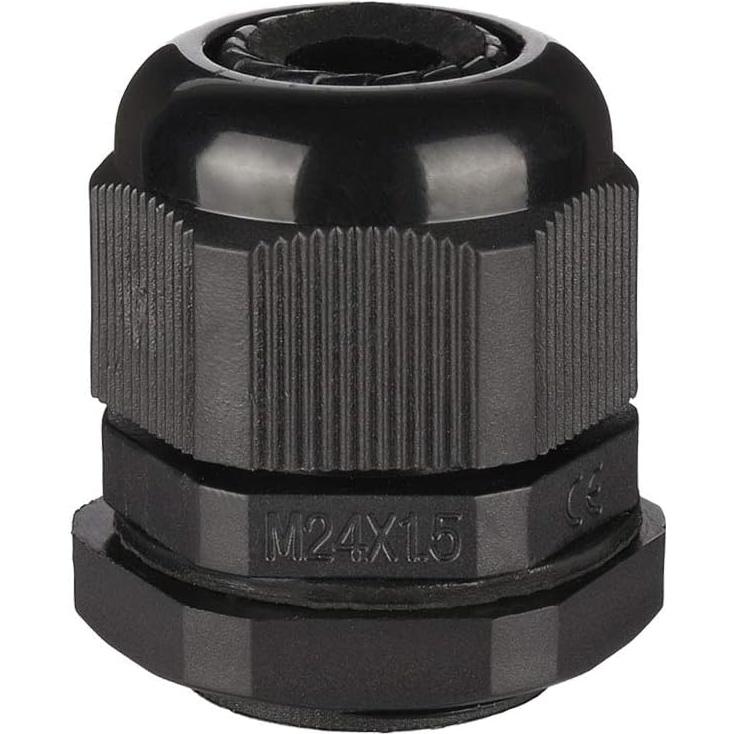 Tuerca de Bloqueo M24 uxcell para Cable 12-15mm IP68 - 10 Pcs