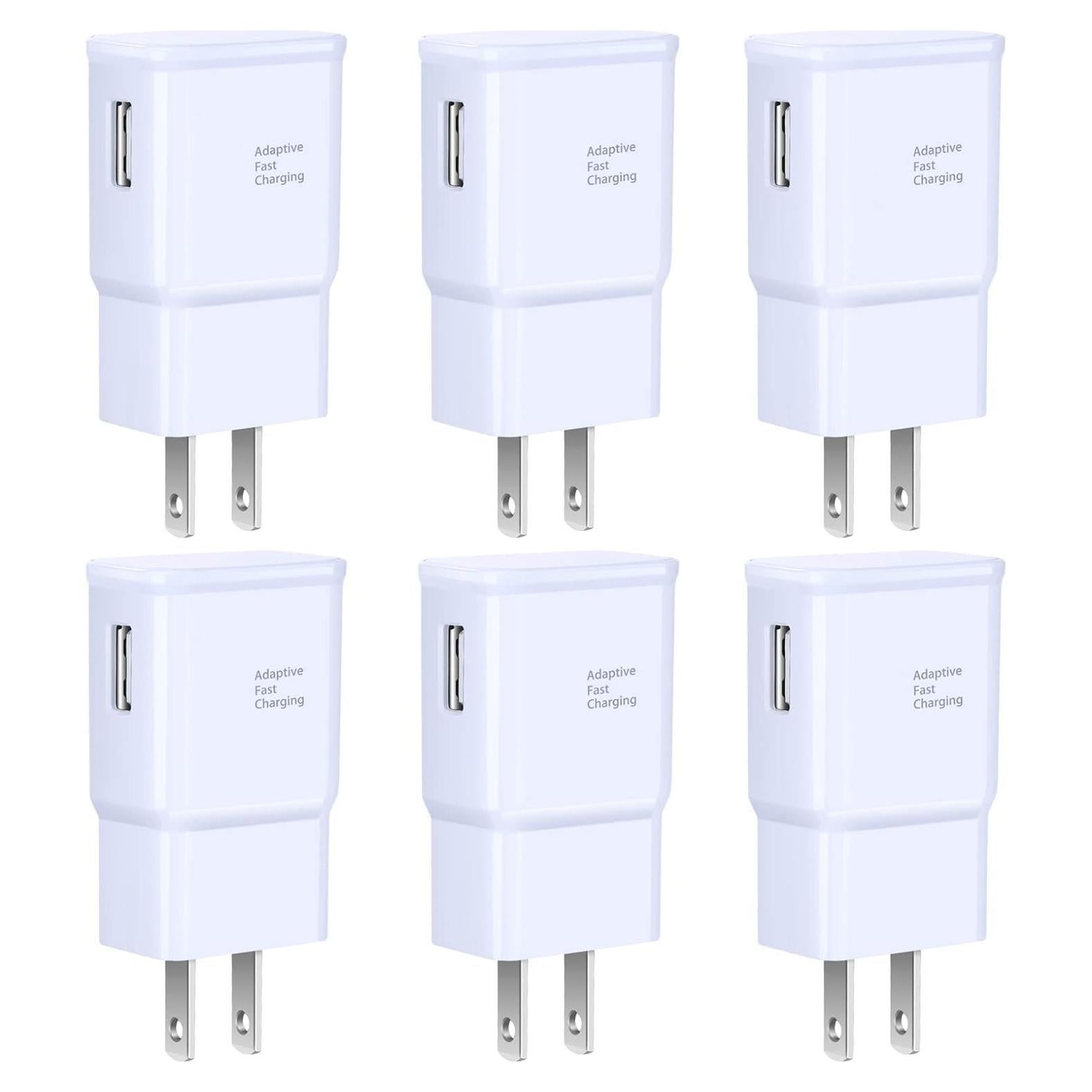 Adaptador de Cargador de Pared Rápido Eversame 6 Piezas USB