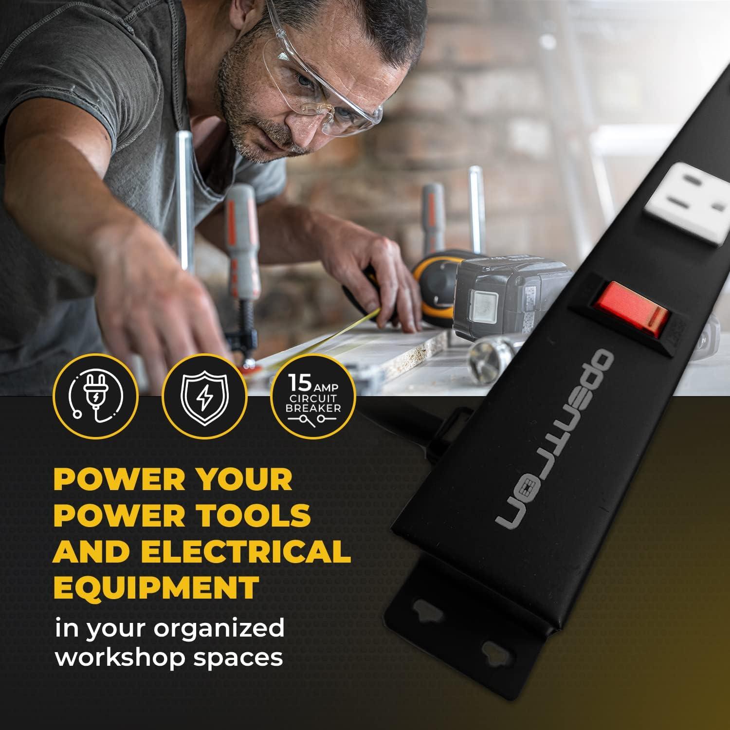 Regleta de Energía Likai 12 Salidas 4 Pies Metal Pesado