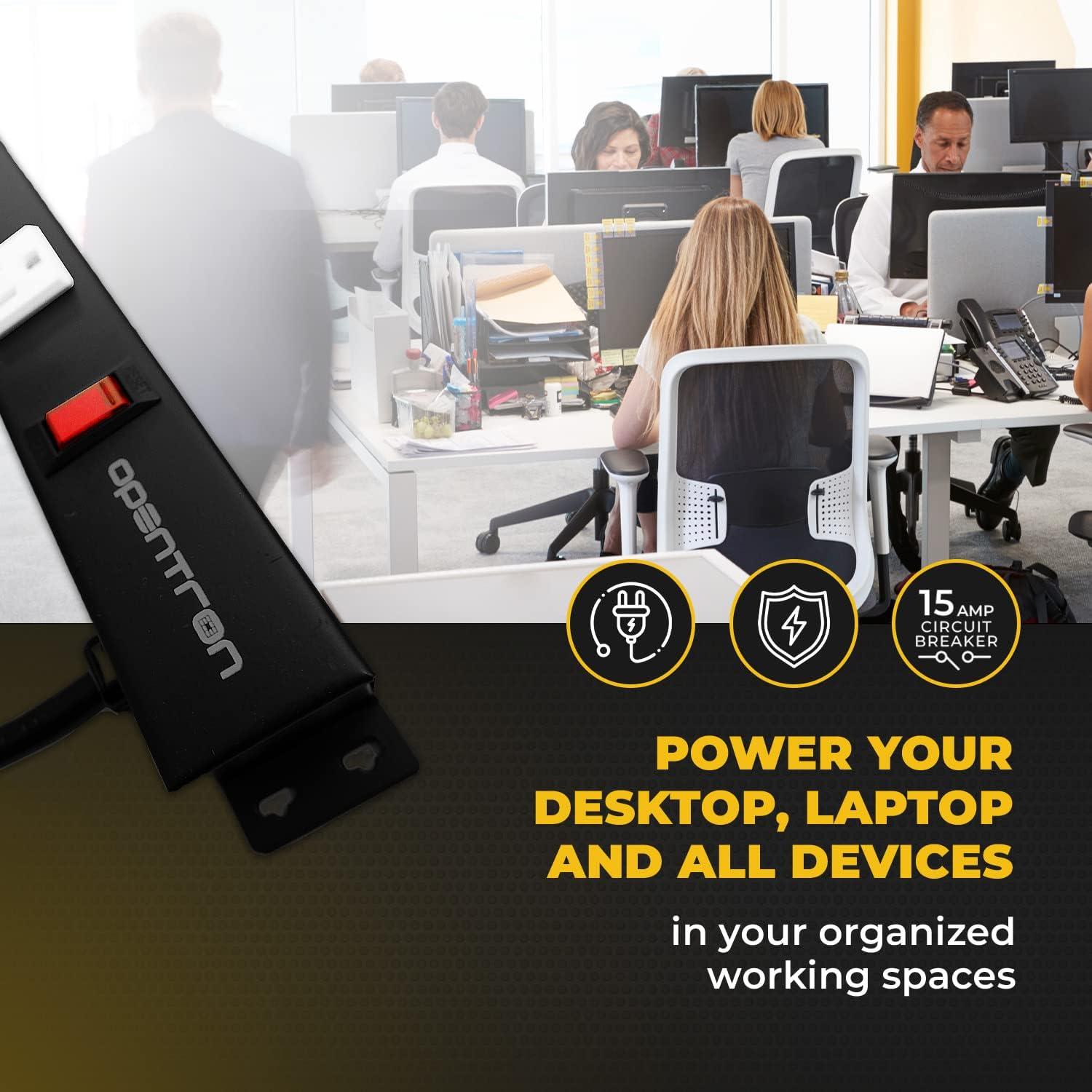 Regleta de Energía Likai 12 Salidas 4 Pies Metal Pesado