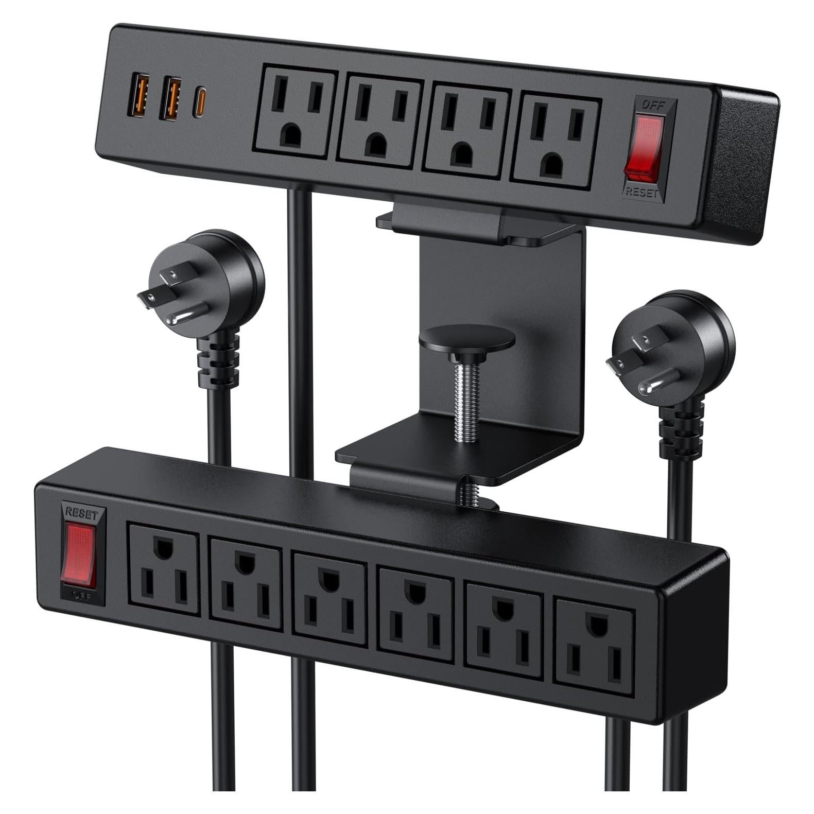 Toma de Corriente con Abrazadera VILONG 10 Salidas AC 3 USB