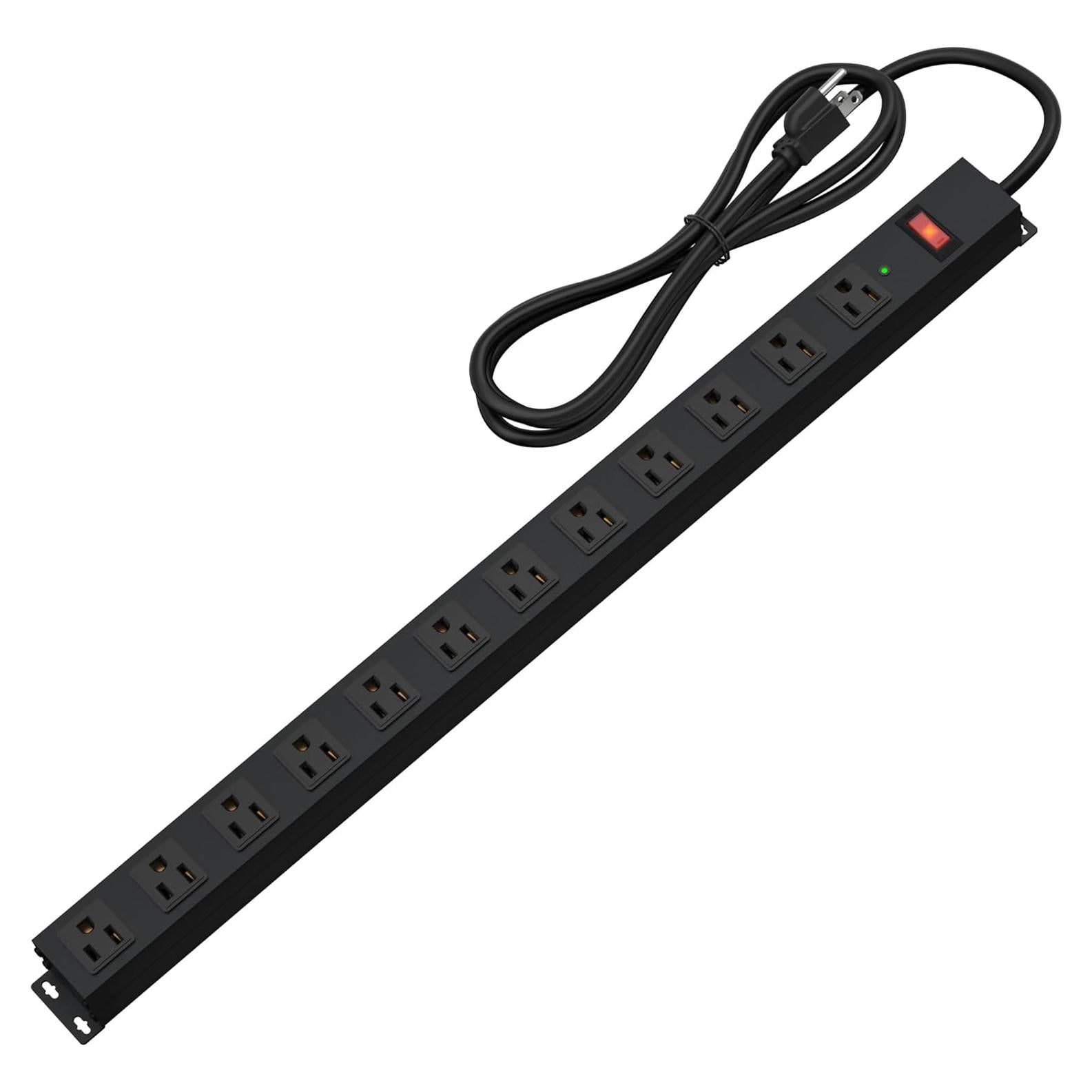 Regleta de Alimentación CFMASTER 12 Salidas 2100 Julios 1.83m