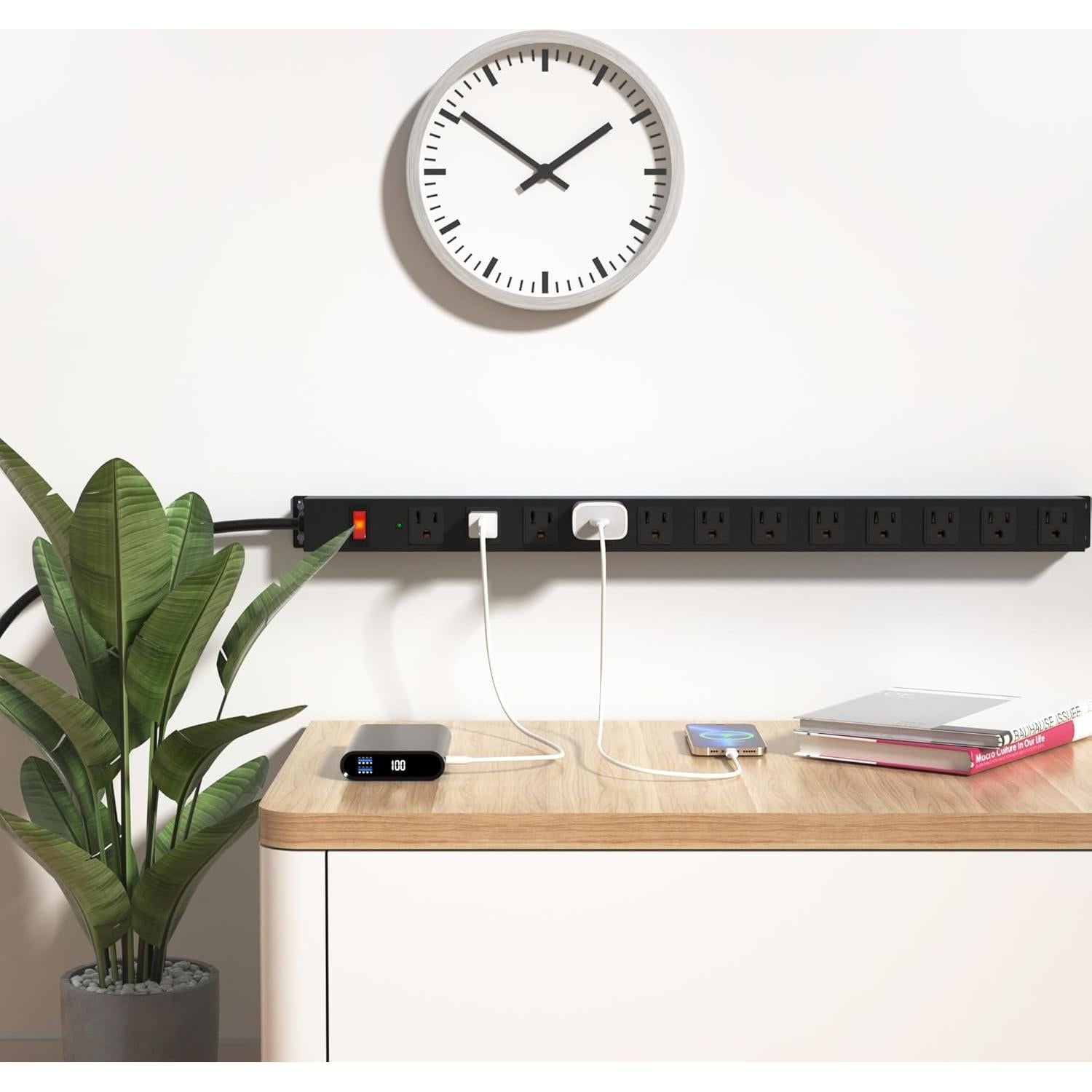 Regleta de Alimentación CFMASTER 12 Salidas 2100 Julios 1.83m