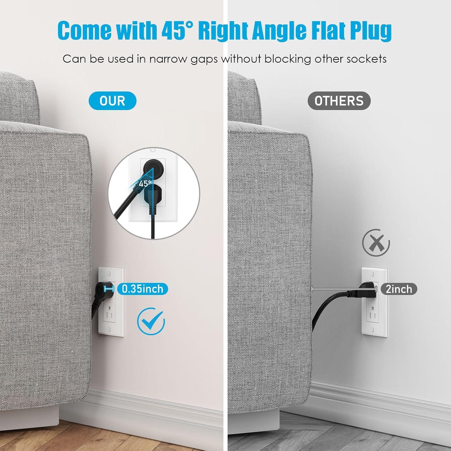 Regleta de Montaje en Pared CCCEI 1.83m con Puertos USB-C