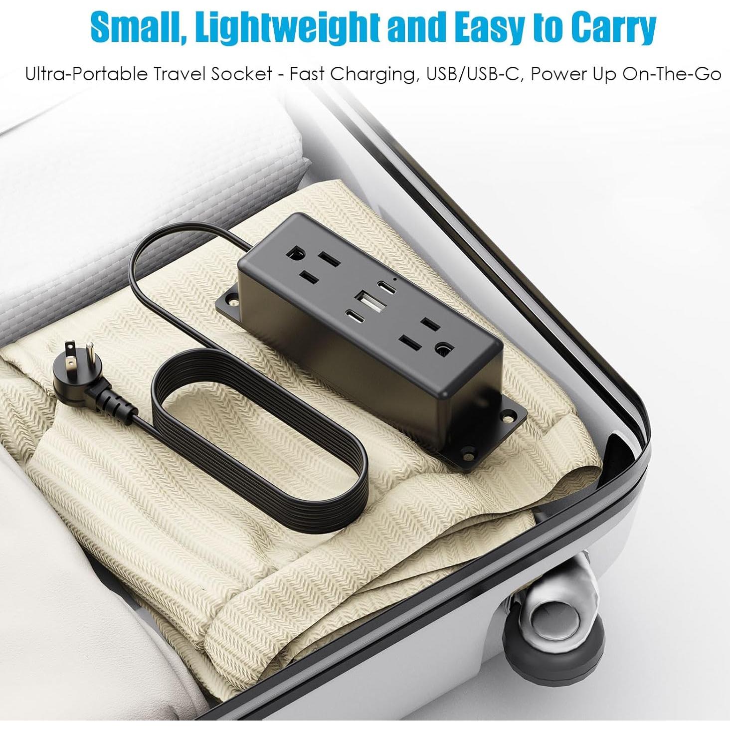 Regleta de Montaje en Pared CCCEI 1.83m con Puertos USB-C