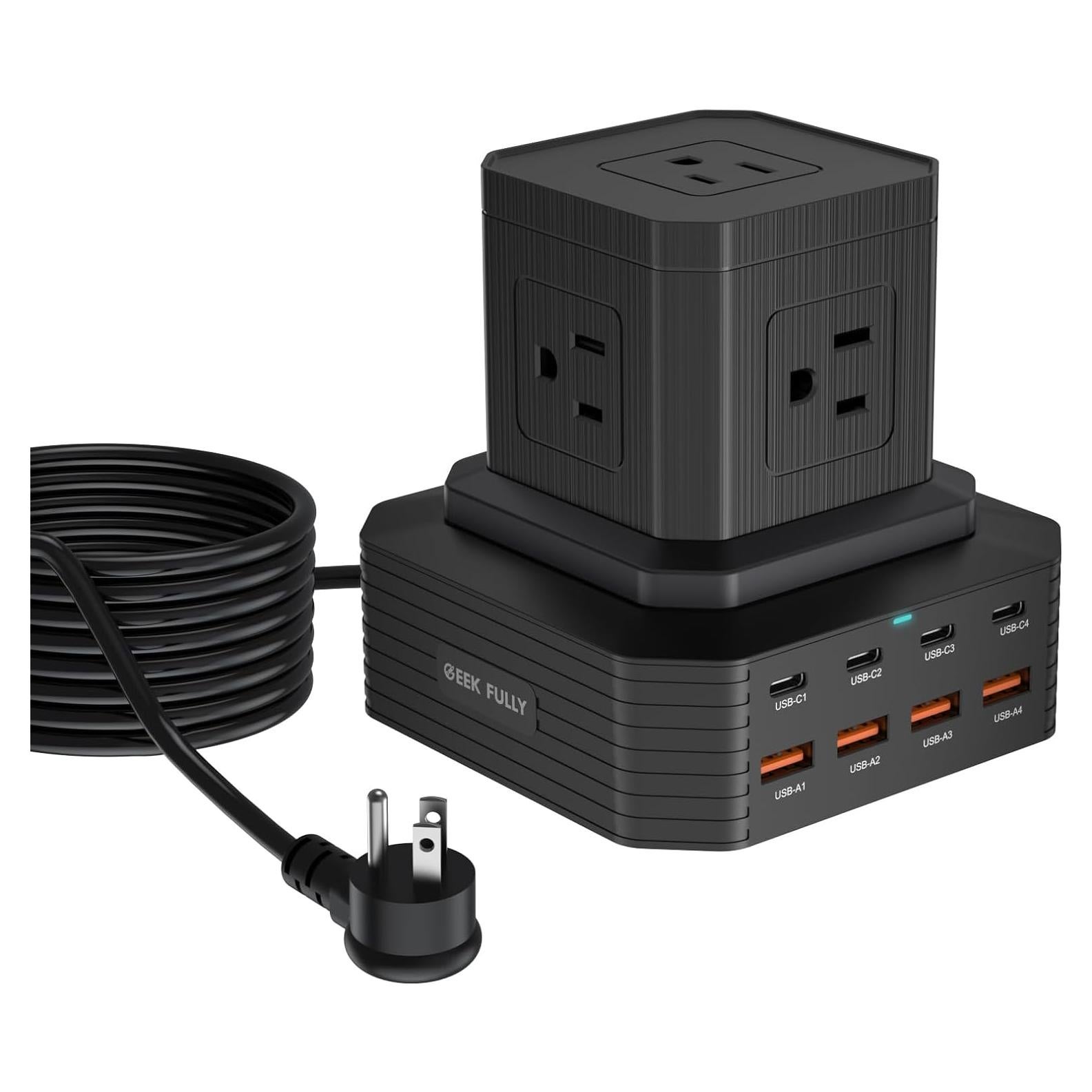 Estación de Carga 100W GEEK FULLY 13-en-1 USB C y A