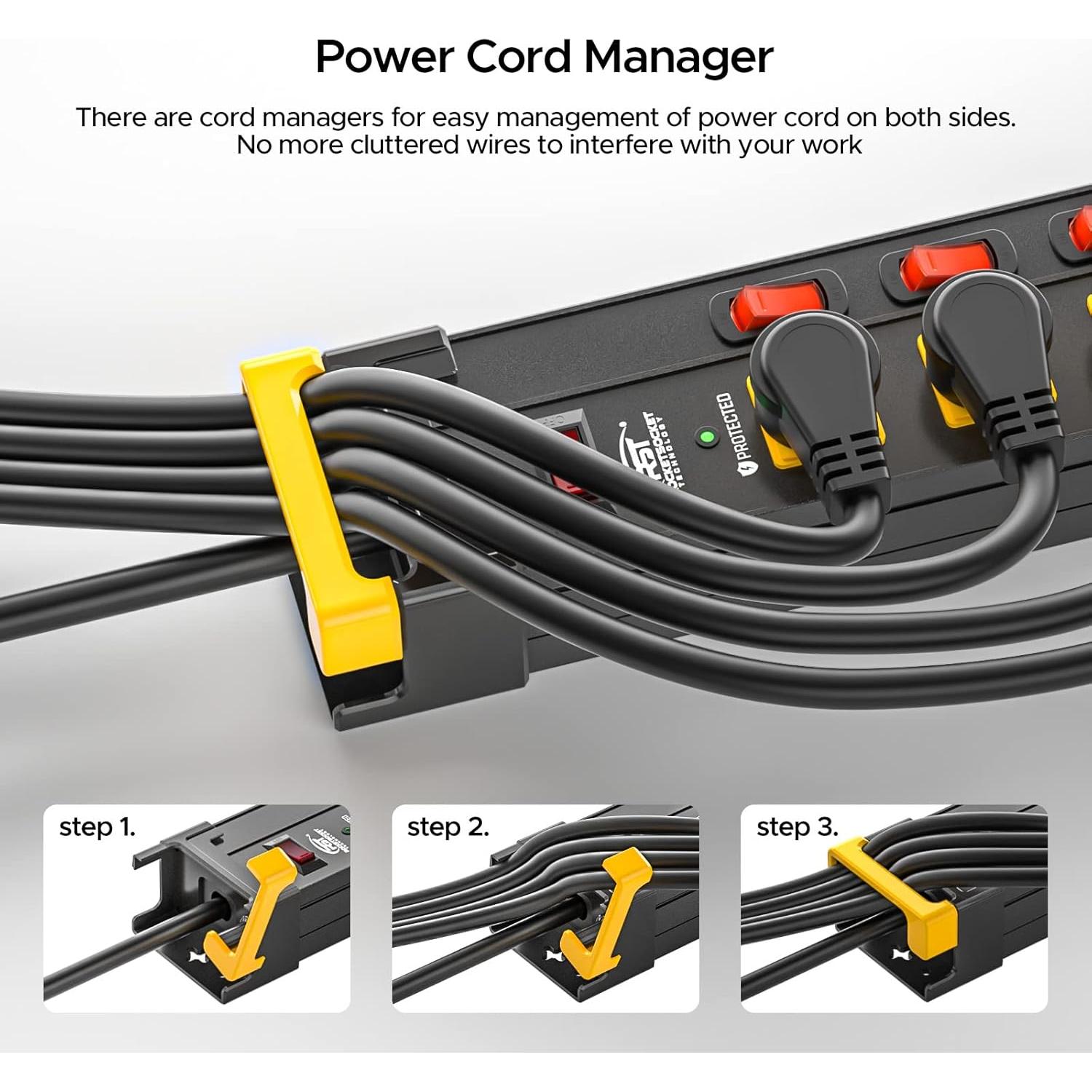 Regleta de Poder CRST 12 Salidas 2.74m con Protección 1020J