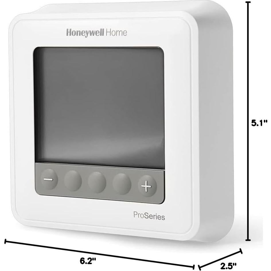 Termostato Honeywell T6 Pro-1 Programable 24V para Calefacción