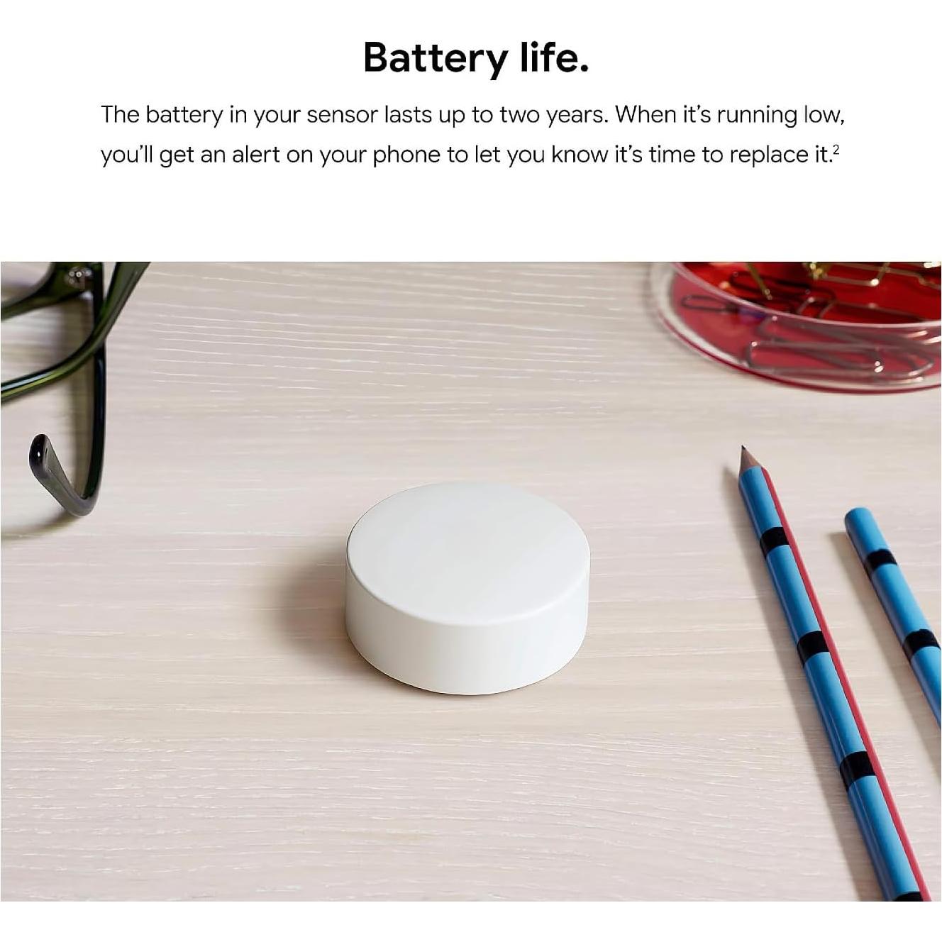 Sensor de Temperatura Google Nest T5000SF - Control Remoto Inteligente
