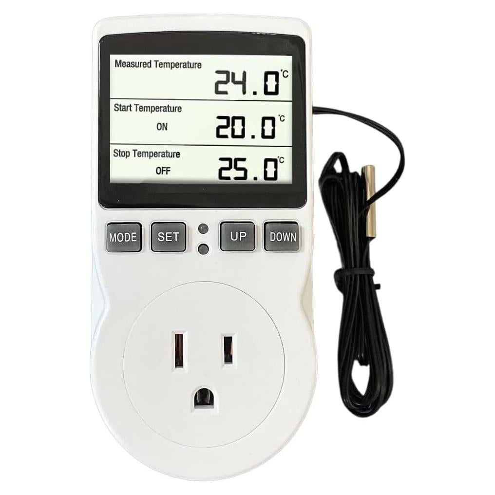 Termostato Digital Eléctrico Ecoartheating 1800W Blanco