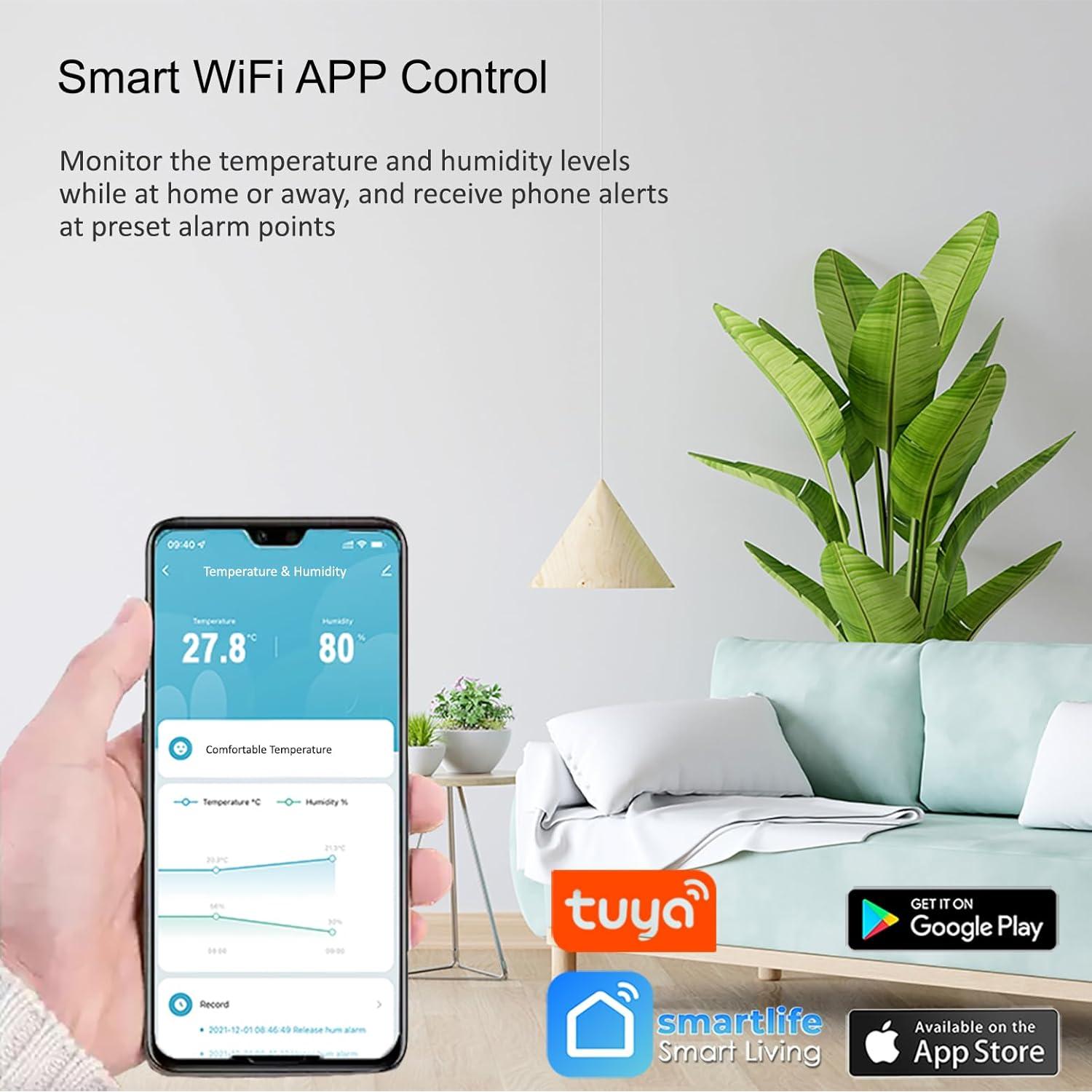 Sensor de Temperatura y Humedad WiFi Smarter Living 2021