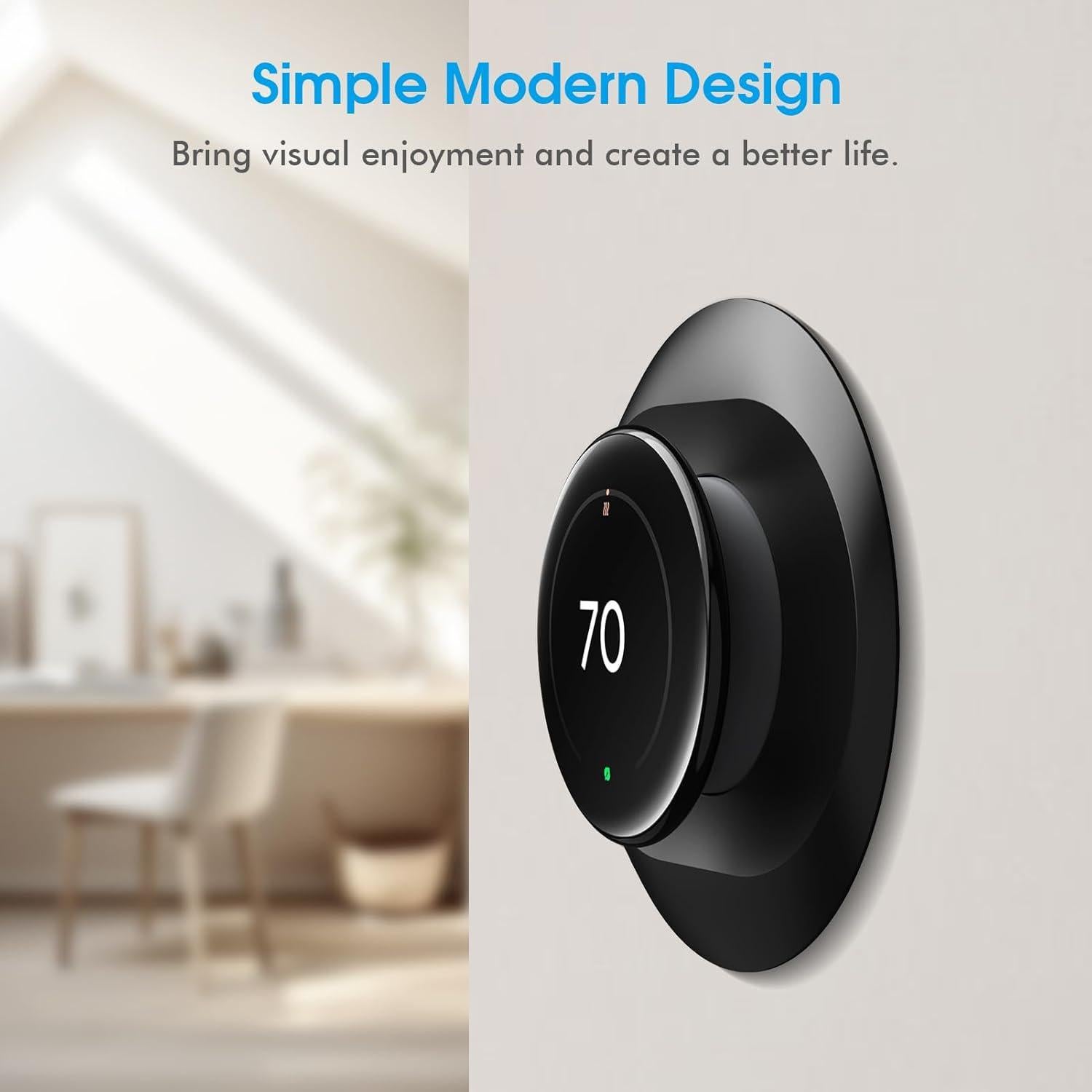 Cubierta de Placa de Pared CaseBot para Termostato Nest 4ta Gen