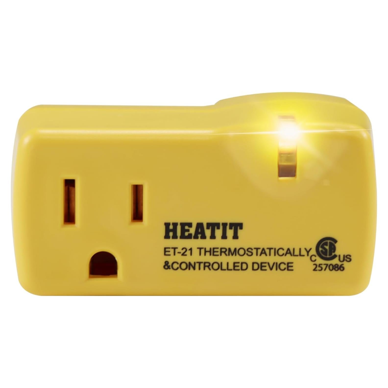Enchufe Termostato HEATIT ET-21 Control Térmico 120V