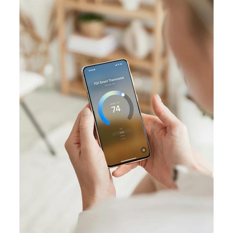 Termostato Digital Inteligente LUX TQ1 WiFi Programable 24V