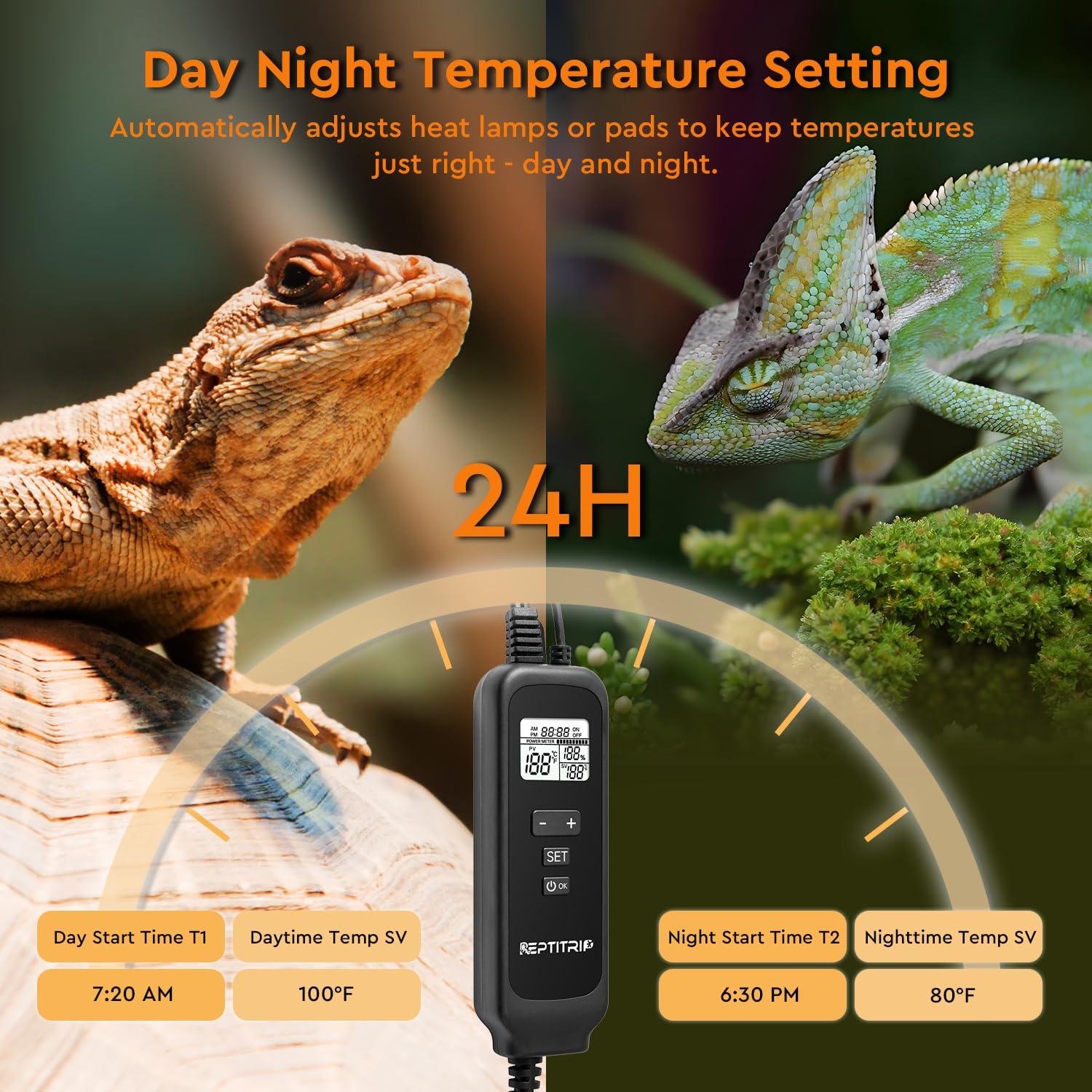 Termostato PID para Reptiles REPTITRIP PT02A, 260W