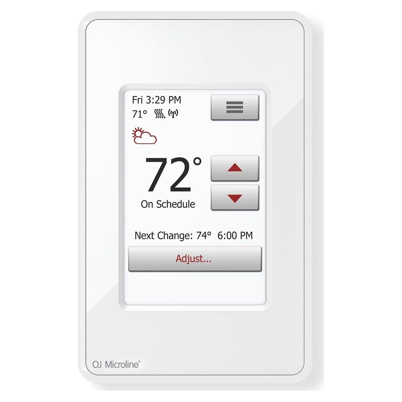 Termostato Programable WiFi OJ Microline UWG4-4999 para Calefacción Radiante