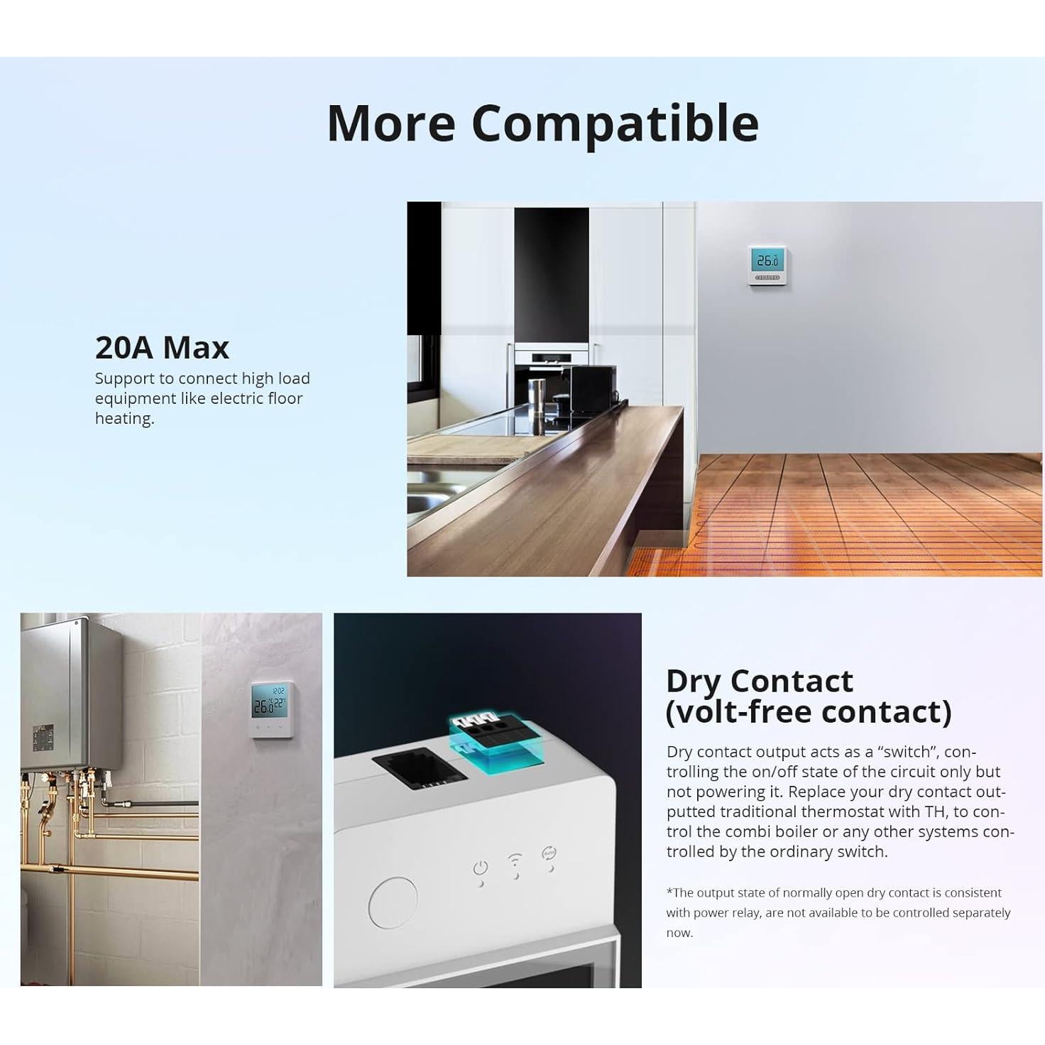 Interruptor Inteligente SONOFF THR316D 16A con Monitoreo LCD