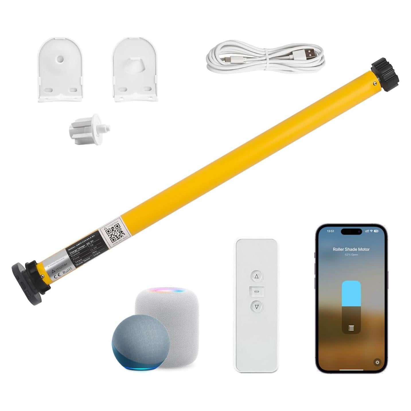 Motor de Persianas Inteligentes Tncglf AM25-1/25-ES-ET 38mm