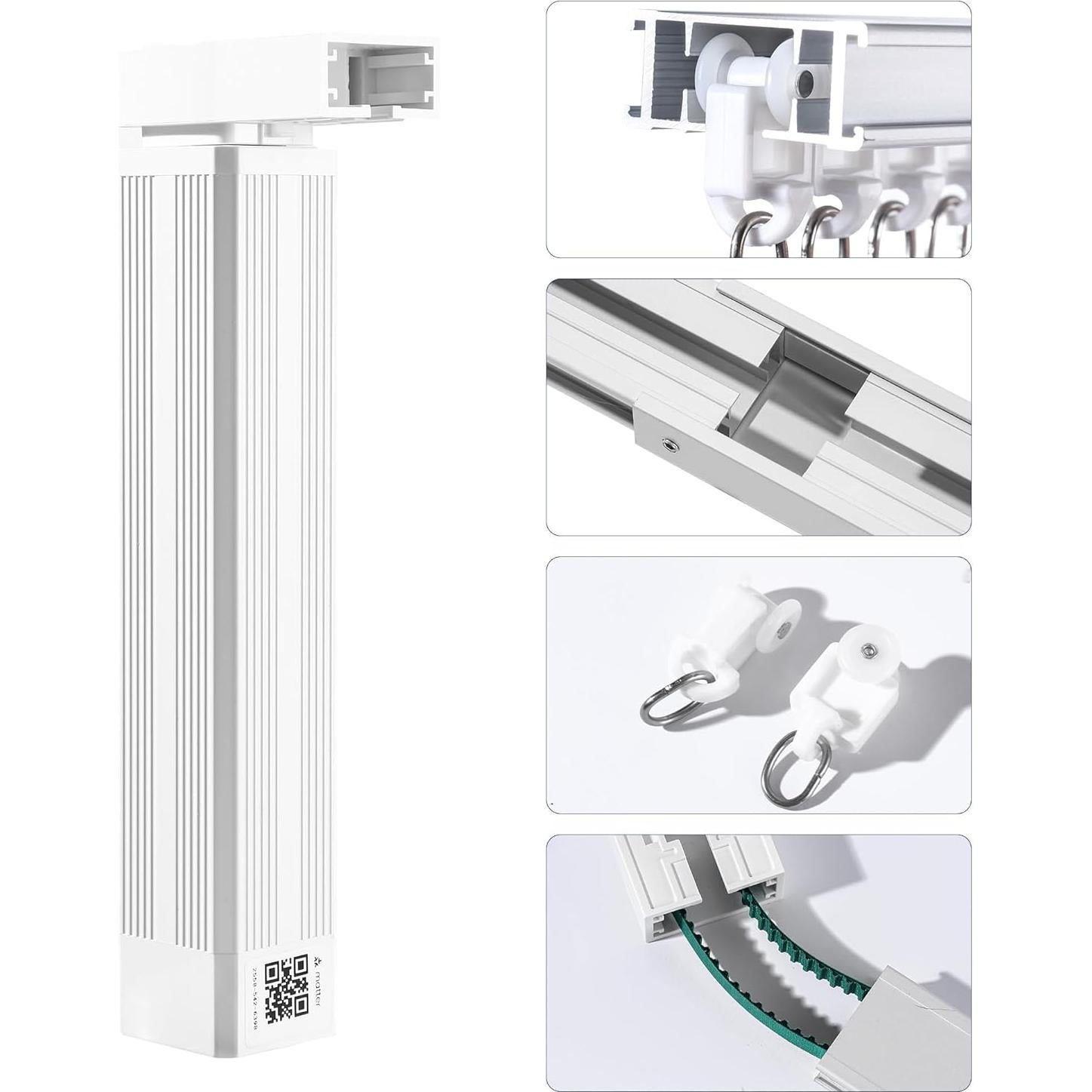 Motor de Cortina Eléctrica Inteligente RI Nest 3m Control Remoto