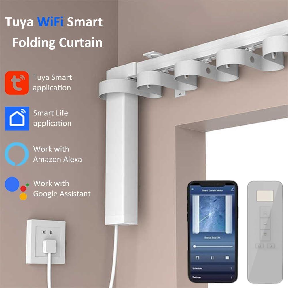 Sistema de Cortinas Inteligentes SIXIN 3m Control Remoto WiFi