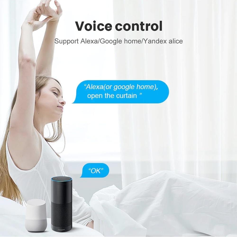 Sistema de Cortinas Inteligentes SIXIN 3m Control Remoto WiFi