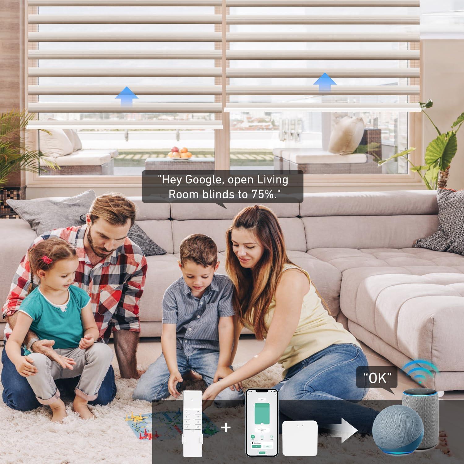 Motor de Persiana Inteligente HUIYEETEX ZigBee 16EL 0.45kg