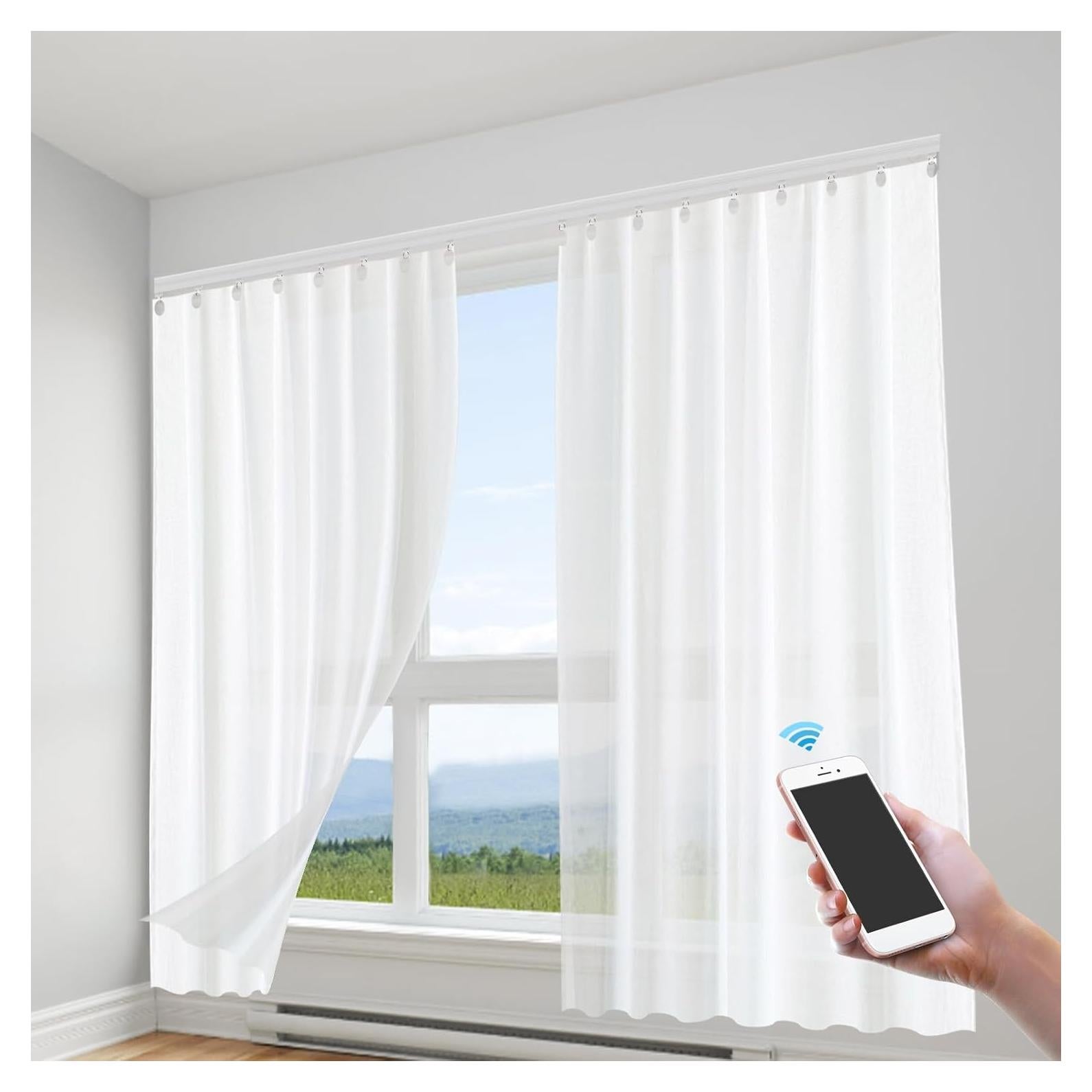 Kit de Cortina Motorizada OtaniReno 2.16-4.20m Control Remoto