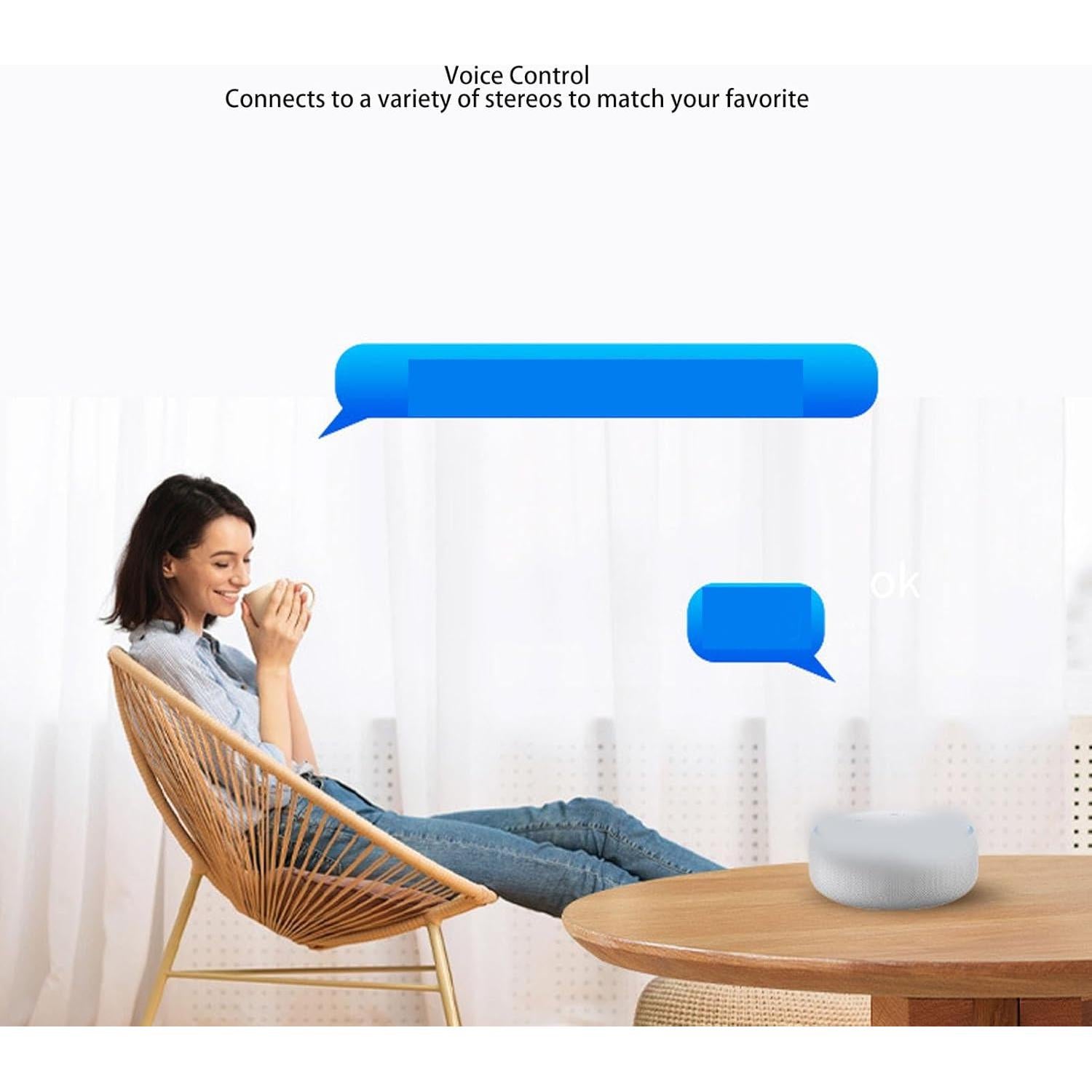 Apertura Automática de Cortinas Sanpyl con Control Remoto y Voz