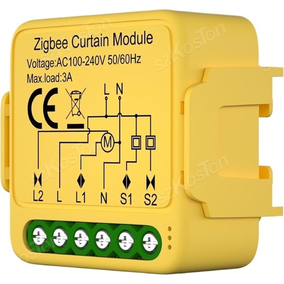 Interruptor Inteligente WiFi GIBQDNSPW para Cortinas Tuya