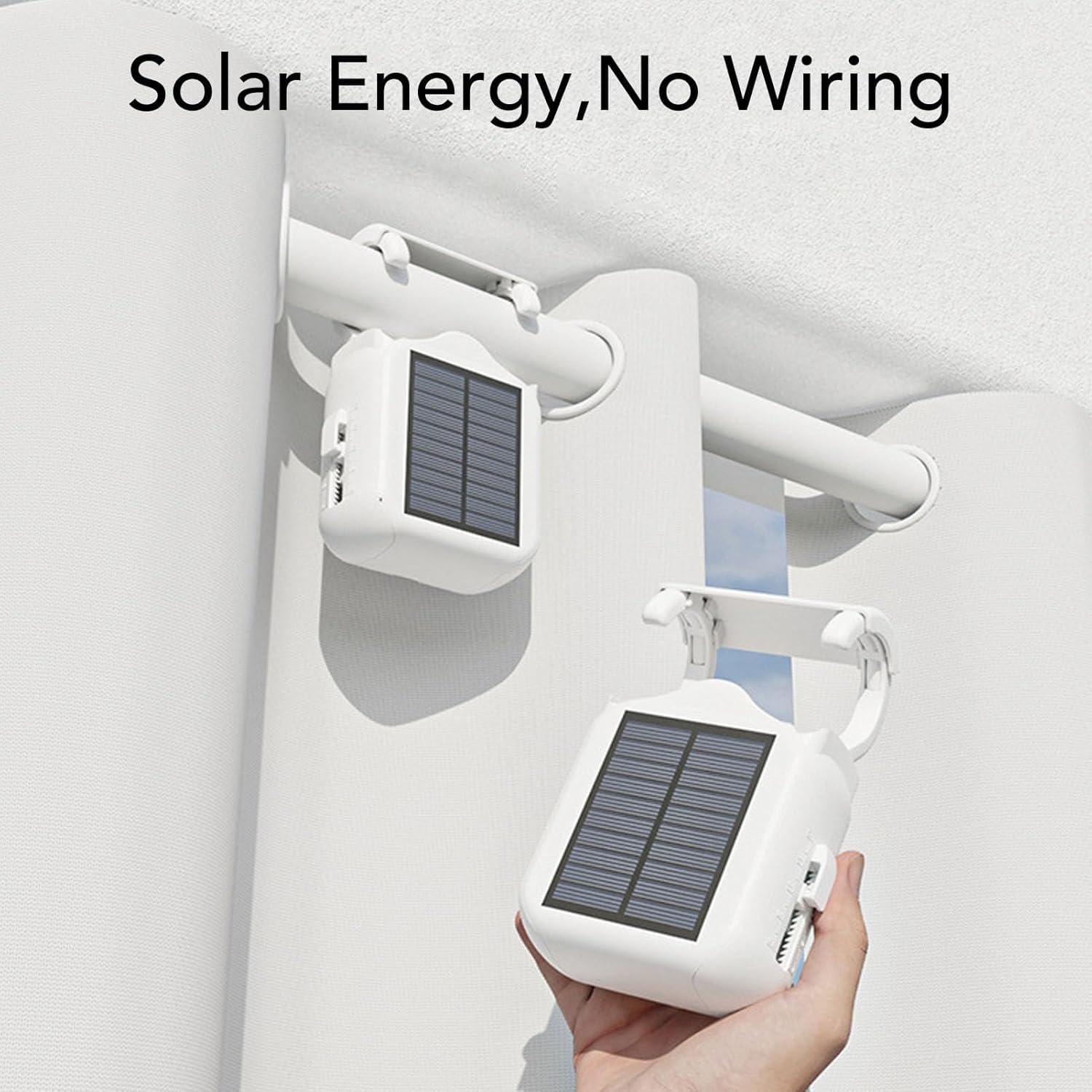 Motor de Cortina Inteligente Diydeg Solar Control APP 5200mAh