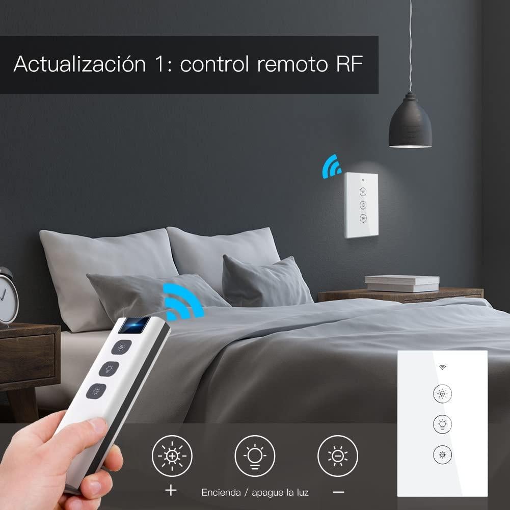 Interruptor Regulador de Luz Inteligente MoesGo WiFi Blanco