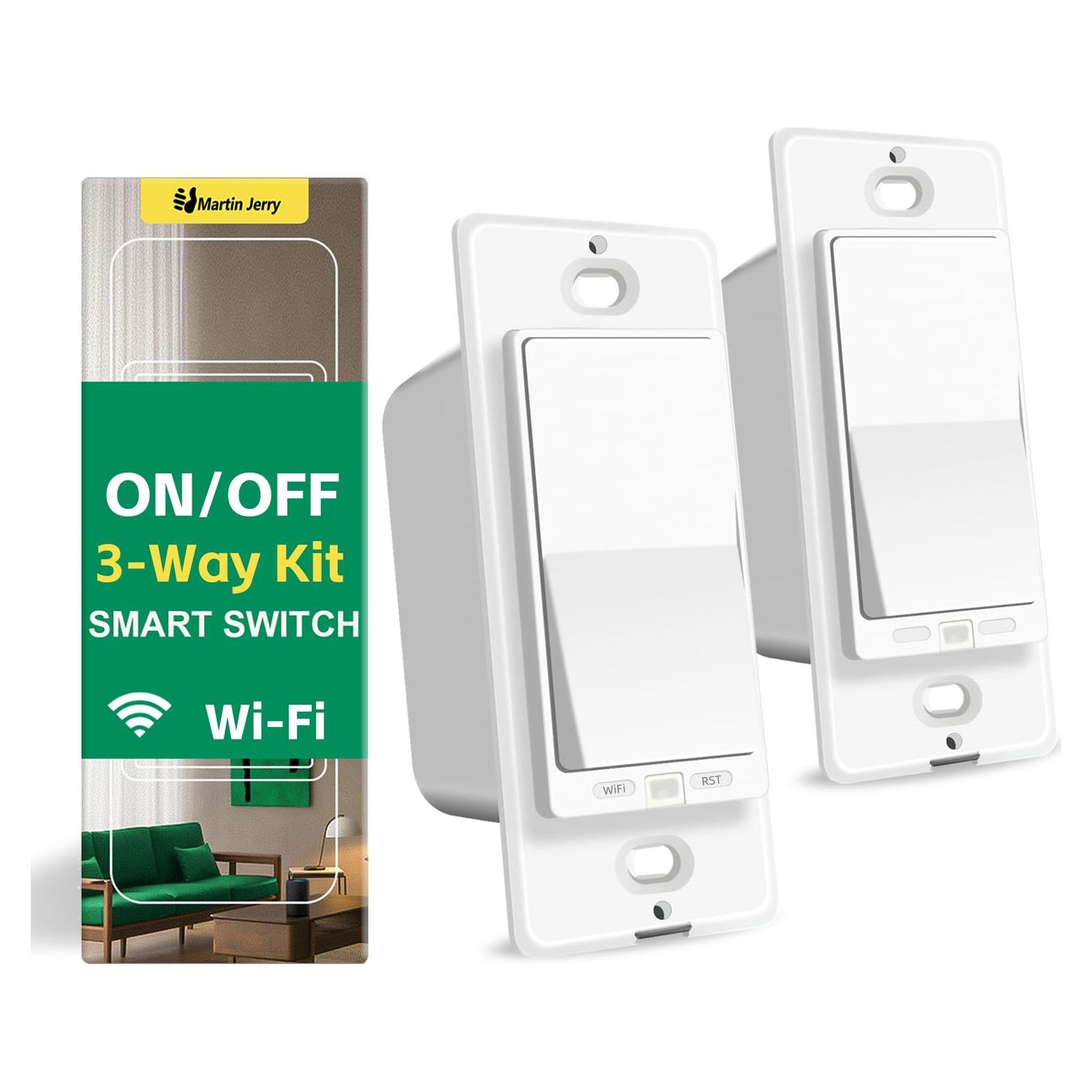 Interruptor Inteligente 3 Vías Martin Jerry RP-ST01 WiFi 2.4G