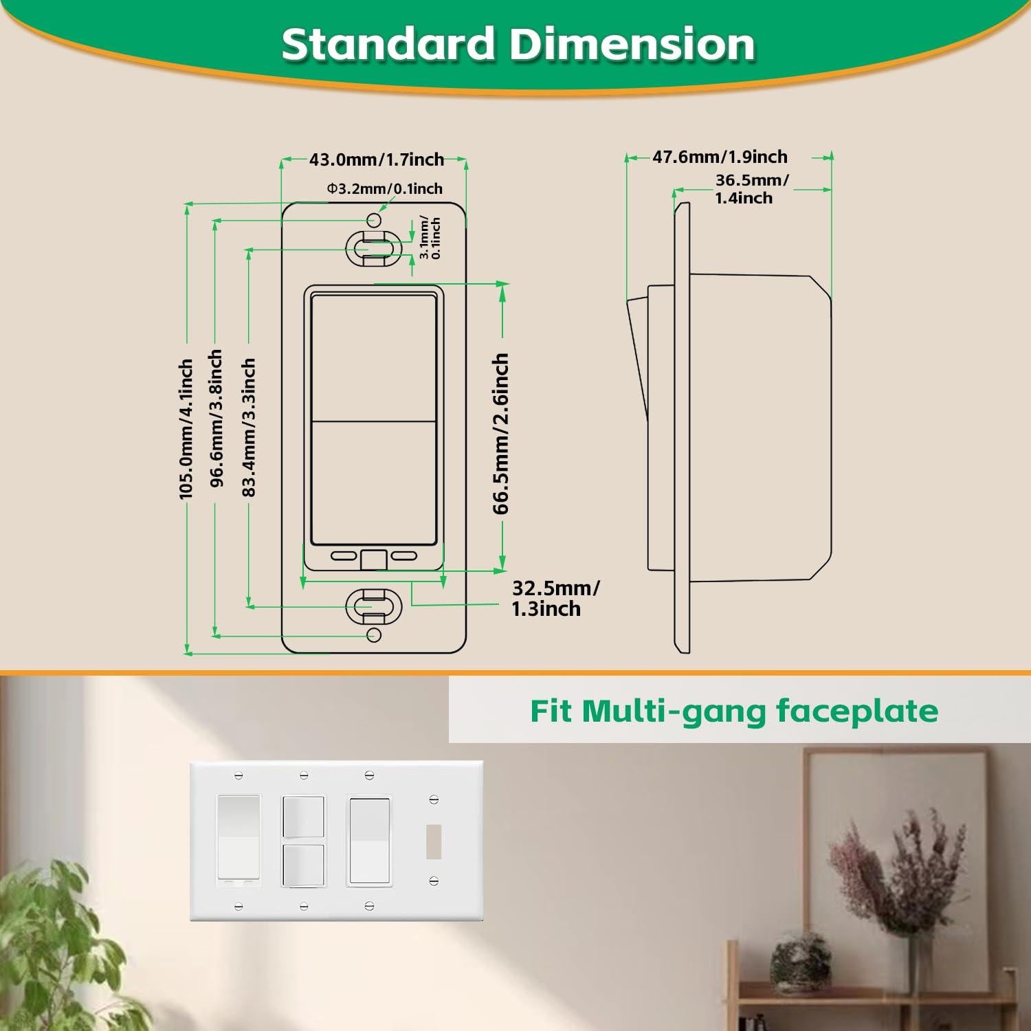 Interruptor Inteligente 3 Vías Martin Jerry RP-ST01 WiFi 2.4G