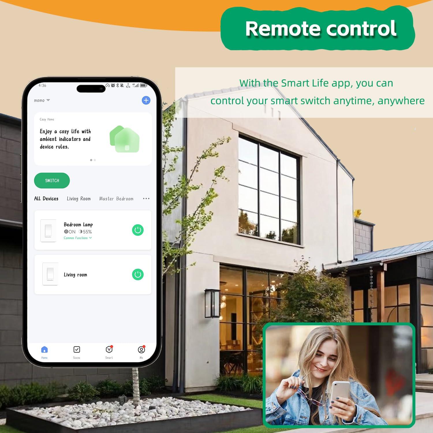 Interruptor Inteligente 3 Vías Martin Jerry RP-ST01 WiFi 2.4G